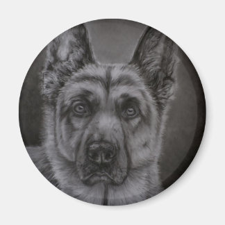 Íman Arte de Cachorro german shepherd - Nobre