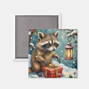 Íman Arte de Caixa de Presente de Natal Abrindo Guaxini
