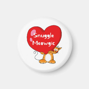 Íman Arte de Canuca Meowgic Engraçada