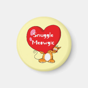 Íman Arte de Canuca Meowgic Engraçada