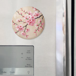 Íman Arte de Cherry Blossom - Sakura rosa elegante