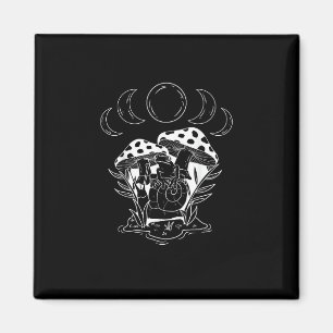 Íman Arte de Cogumelo Aesthetic Goblincore e Cottagecor