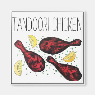 Íman Arte de Comida de frango Indiano Tandoori