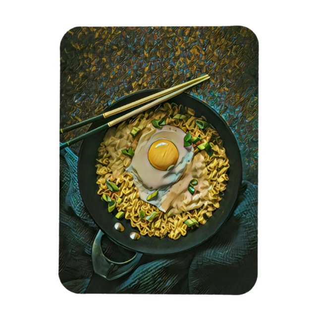 Íman Arte de Comida Japonesa (Vertical)