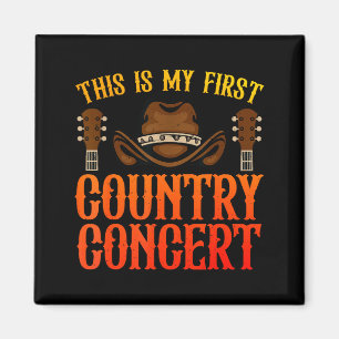 Íman Arte de Concerto Country Para Homens Mulheres Cria
