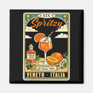 Íman Arte de Coquetel de Verão Italiano Feminino Veneto