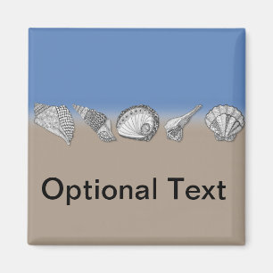 Íman Arte de Desenho de Seashell