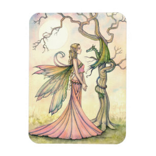 Íman Arte de fantasia do dragão de Aurora por Molly Har
