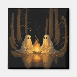 Íman Arte de Floresta Noturna de Acampamento de Fantasm
