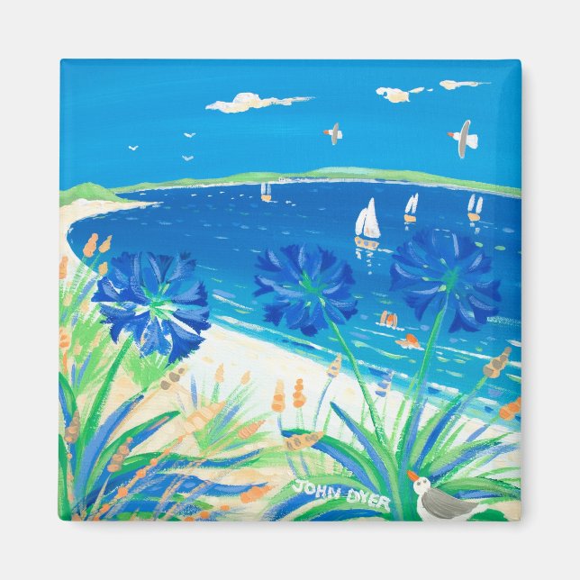 Íman Arte de Fridge: Tendo um Dip, Pentle Bay (Frente)