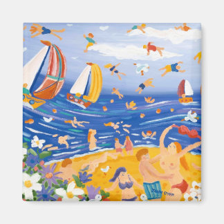 Íman Arte de Fridge: Tratamentos de Beachy