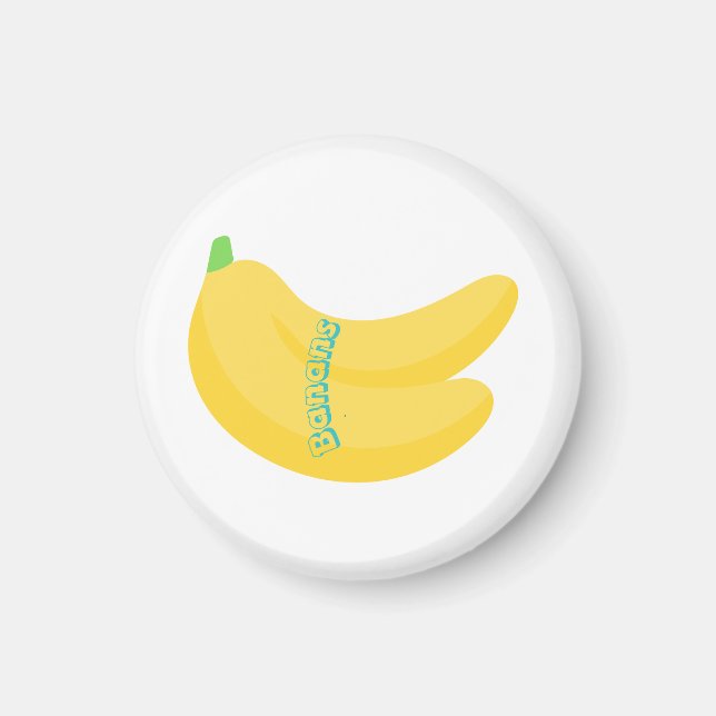 Íman Arte de Fruta Fofa / Estética de Comida Tropical (Frente)
