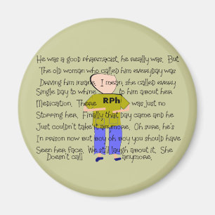 Íman Arte de história do FARMACÊUTICO "perdeu-a! "