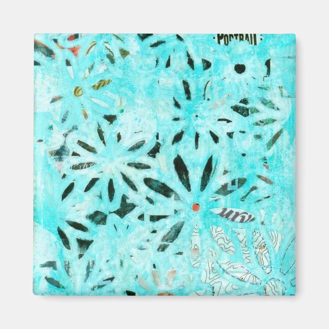 Íman Arte de margarida mista (Frente)