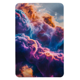 Íman Arte de Nebulosa Espacial Abstrata - Cósmica Color