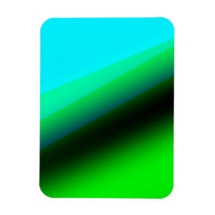 Íman Arte de padrão de textura abstrata arco-íris verde