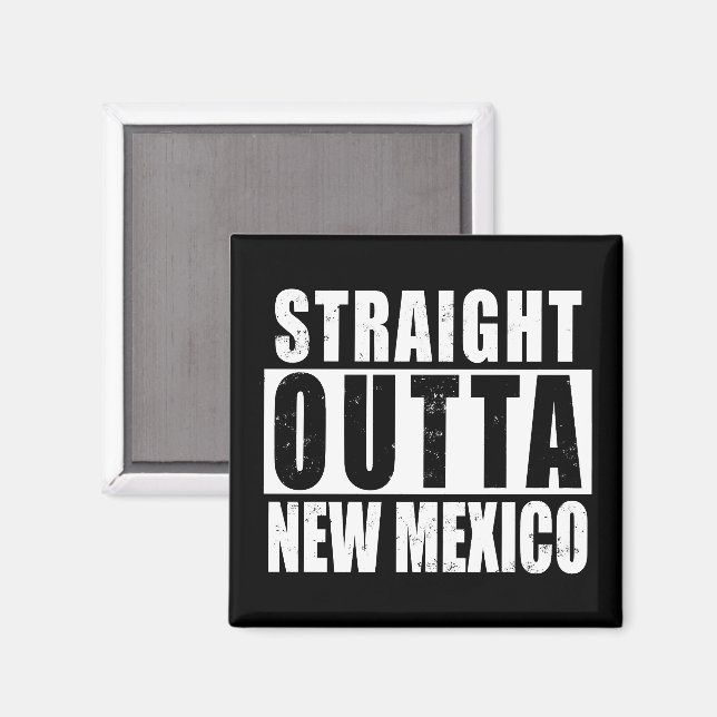 Íman Arte de Palavras Straight Outta Novo México (Front/Back)