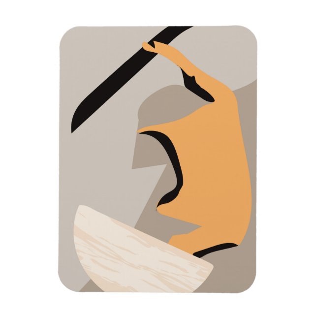 Íman Arte de parede minimalista (Vertical)