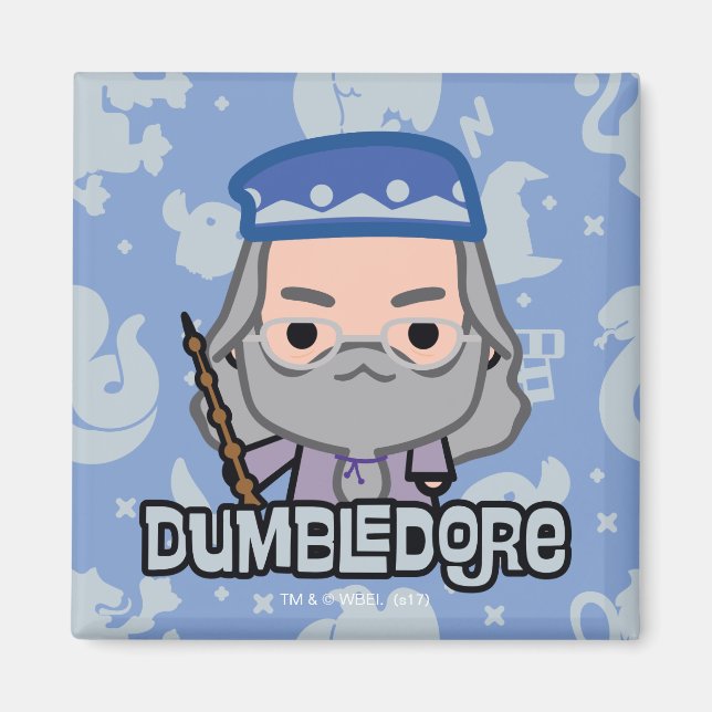 Íman Arte de Personagem de Desenho do Dumbledore (Frente)