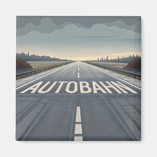 Íman Arte de Perspectiva de Estrada Infinita da Autobah