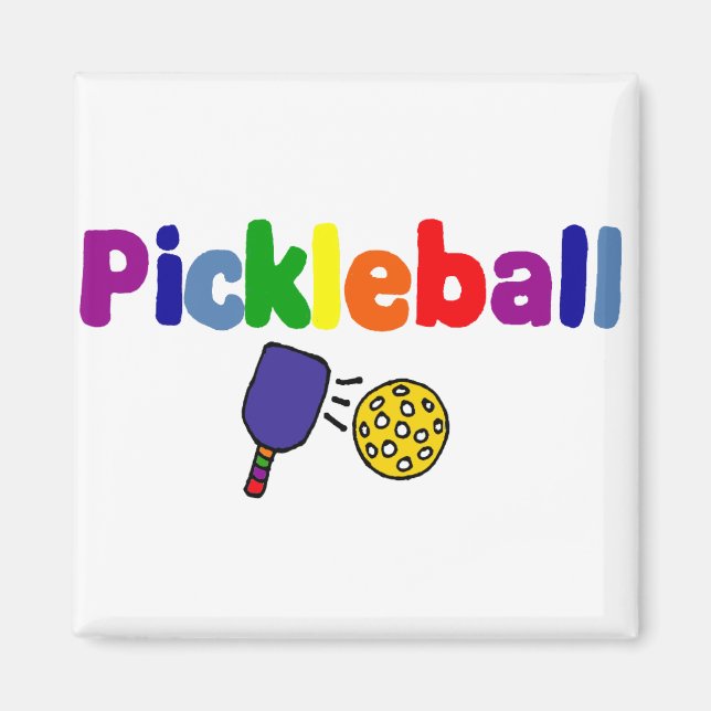 Íman Arte de Picleball (Frente)