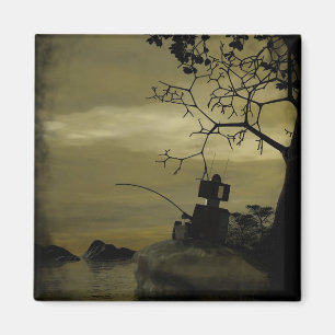 Íman Arte de Robô de Pesca