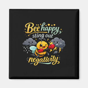 Íman Arte de Saúde Mental Ser Feliz Picar Negatividade