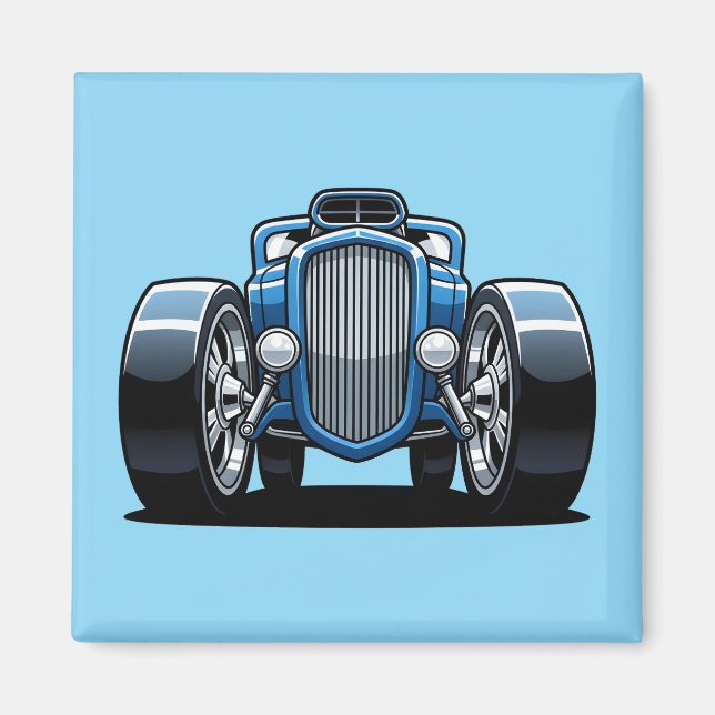 Íman Arte de Toon Hotrod  (Frente)