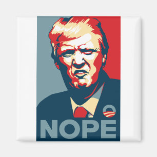 Íman Arte de Trump Nope