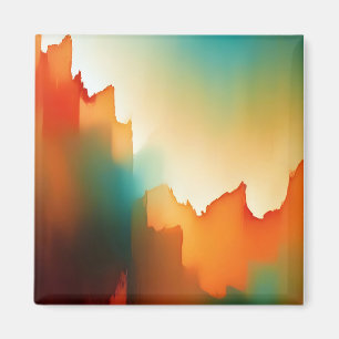 Íman Arte de Wallpaper Poster de Paisagem abstrato