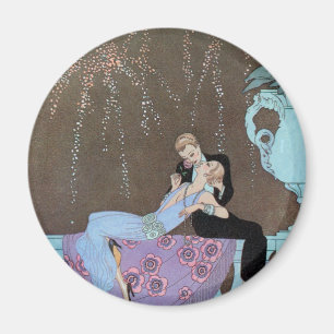 Íman Arte Deco Antigo Fogos de Artifício Le Feu, George