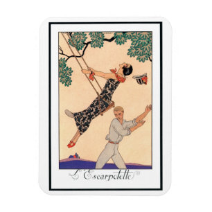 Íman Arte Deco Vintage Amor, O Balanço por George Barbi