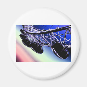 Íman arte digital de Londres da roda do milênio