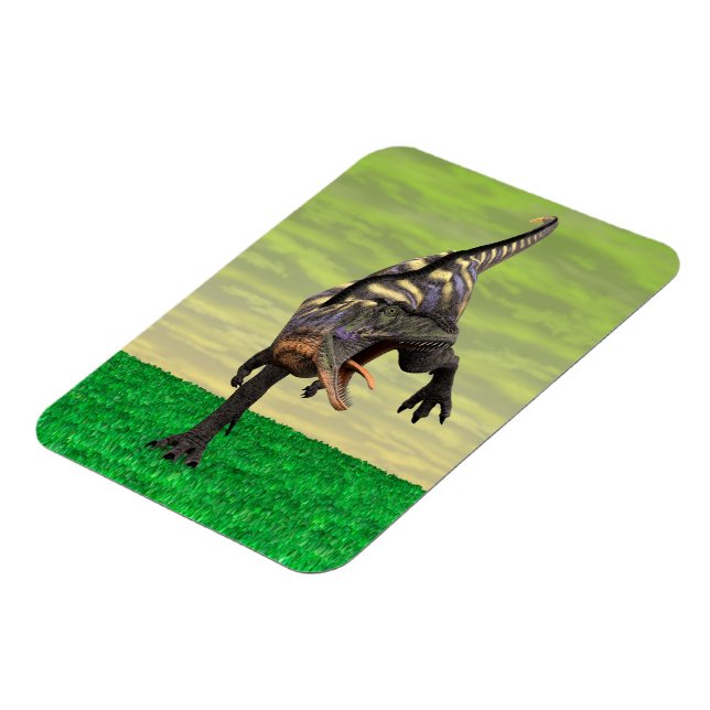 Íman Arte Divertida de Aucasaurus Rugindo Dinossauro Pr (Left Side)