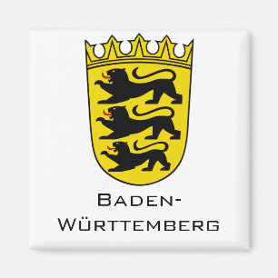 Íman Arte do Brasão de Armas do Estado de Baden-Württem