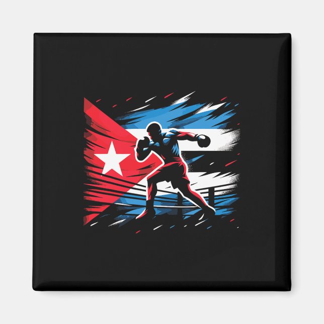 Íman Arte do campeão cubano de combate à caldeira (Frente)