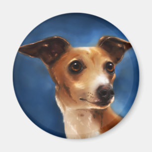 Íman Arte do cão do galgo italiano - Magnifico