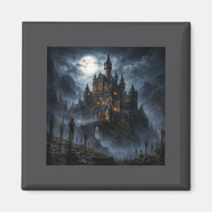 Íman Arte do Castelo Medieval Sombrio de Vlad, O Empala