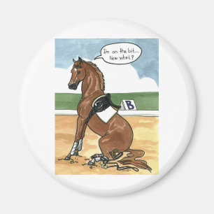 Íman Arte do cavalo NO BOCADO agora que