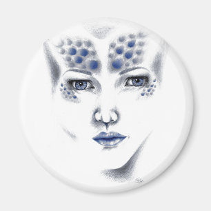 Íman Arte do original da senhorita Universo Lindo