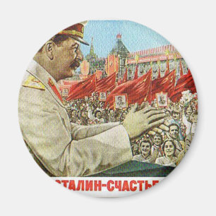 Íman arte do poster de stalin