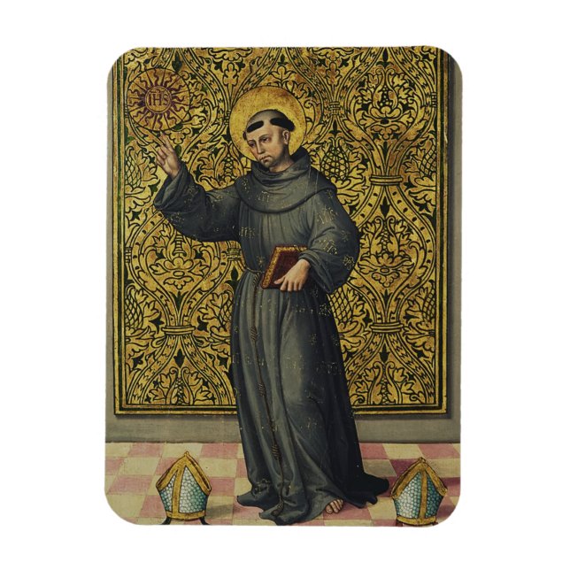 Íman Arte do Renascimento de São Bernardino de Siena (Vertical)