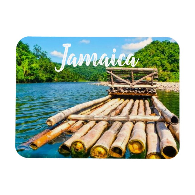Íman Arte do rio Jamaica (Horizontal)