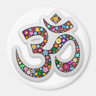 Íman Arte do Símbolo Floral Namaste