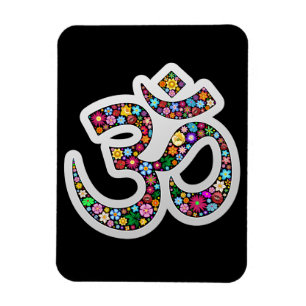 Íman Arte do Símbolo Floral Namaste