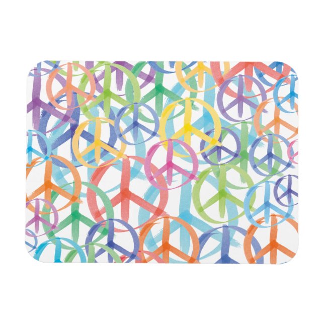 Íman Arte dos Símbolos da Paz (Horizontal)