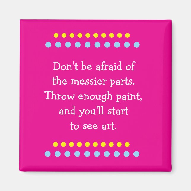 Íman Arte É Mensagem (Frente)