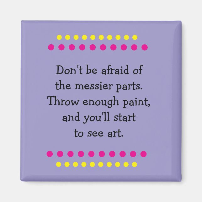 Íman Arte É Mensagem (Frente)