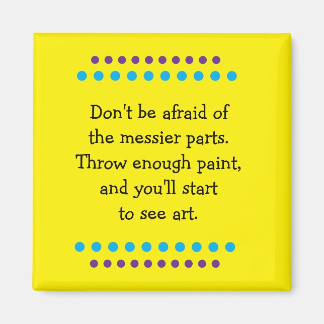 Íman Arte É Mensagem (Frente)