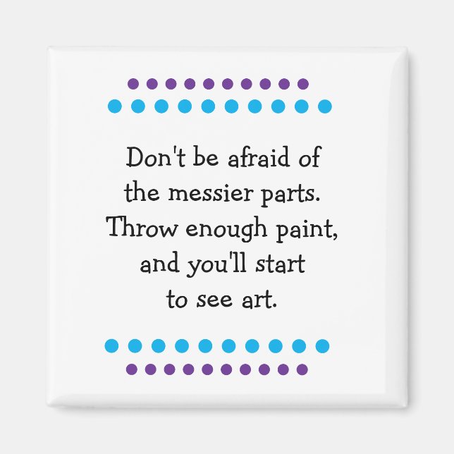 Íman Arte É Mensagem (Frente)